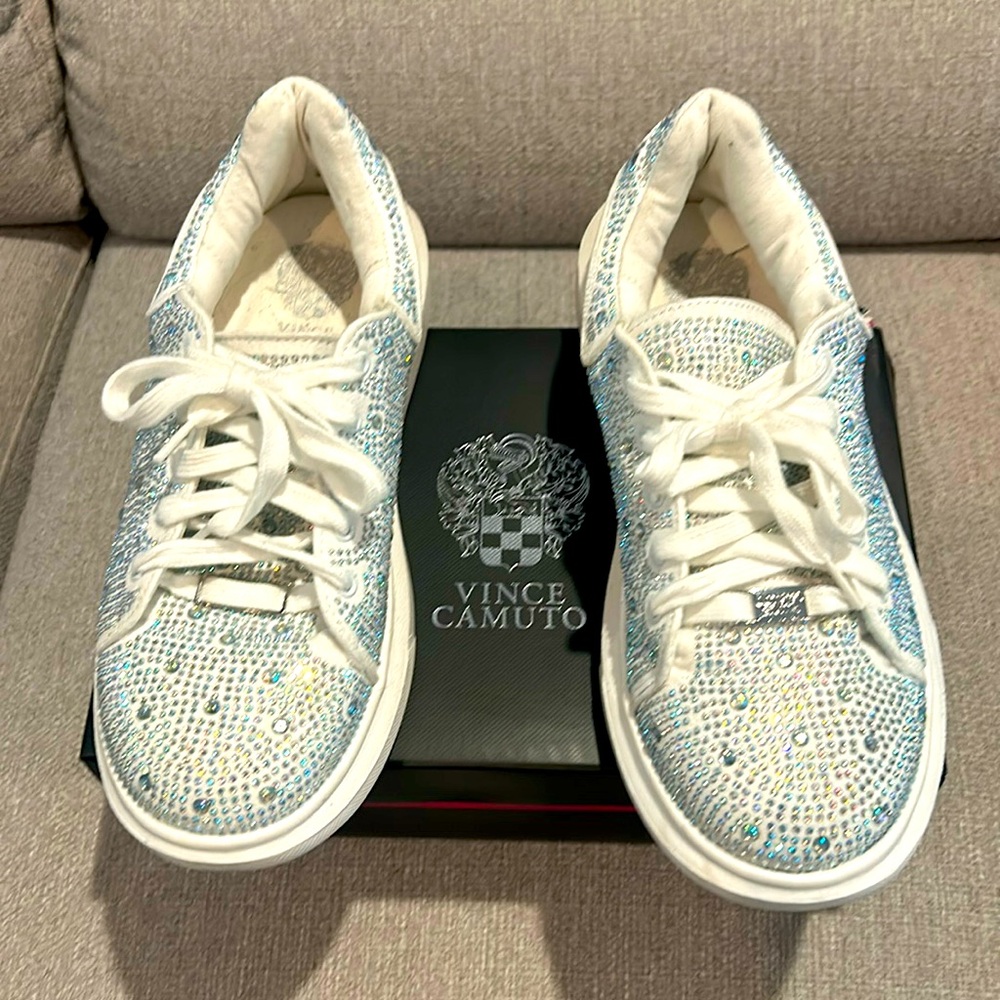 Vince Camuto Rhinestone Tennis Shoes